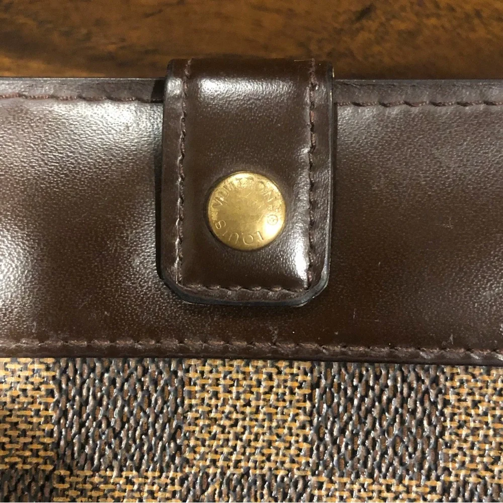 LOUIS VUITTON Damier Ebene Compact Bifold Wallet CA1011 Spain